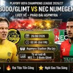 Nhận định trực tiếp bóng đá Bodo Glimt vs NEC Nijmegen vòng Playoff Cúp C1 rạng sáng 26/08 cùng Xoilac TV.