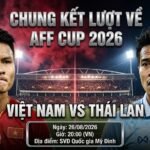 Nhận định soi kèo Việt Nam vs Thái Lan lúc 20h00 ngày 26/08 - Chung kết lượt về AFF Cup 2026 tại chảo lửa Mỹ Đình